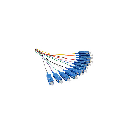Pigtail 9/125 SCupc SM OS 1,5m, balení 12ks barvy