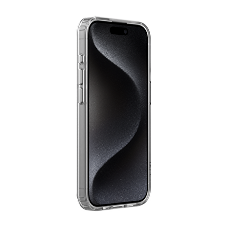 Belkin ochranné pouzdro SheerForce Magnetic Anti-Microbial Protective Case for iPhone 15 Pro - průhledný