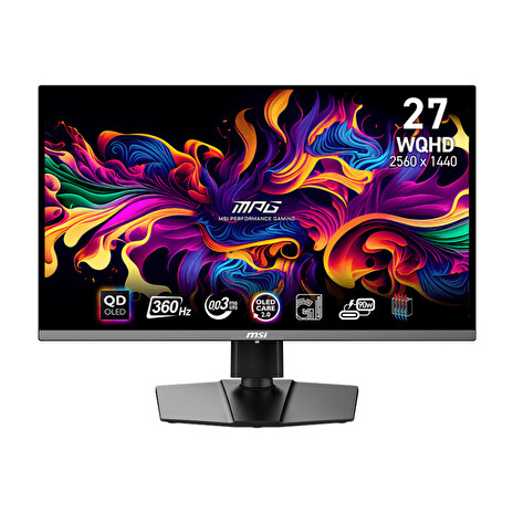 MSI MPG/271QRX/26,5"/QD-OLED/QHD/360Hz/0,03ms/Black/2R