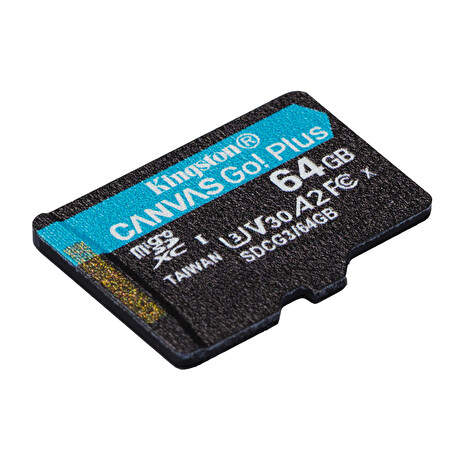 KINGSTON 1TB microSDXC Canvas Go Plus 170R A2 U3 V30 Single Pack w/o ADP