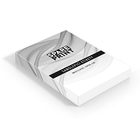 SPARE PRINT PREMIUM Samolepící etiketa bílá, 100 listů A4 (1 etiketa 70 x 42,3mm)