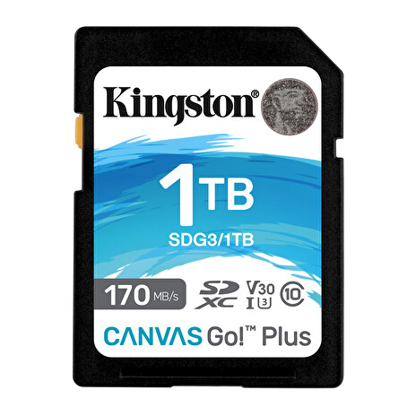 Kingston Canvas Go Plus/SDXC/1TB/UHS-I U3 / Class 10