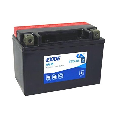 Baterie motocyklová 12V/8Ah EXIDE ETX9-BS