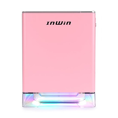 Mini ITX skříň In Win A1 Plus Pink +650W