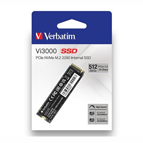 Verbatim SSD 512GB Vi3000 Internal PCIe NVMe M.2