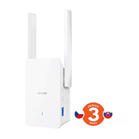 Tenda A23 - AX1500 Wireless WiFi 6 Range Extender, 1x Gigabit LAN port, WiFi+ Mesh, 2x externí anténa 5dBi