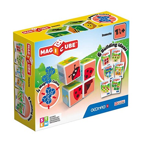 Dětské kostky GEOMAG GEO-121 magnetické 4ks