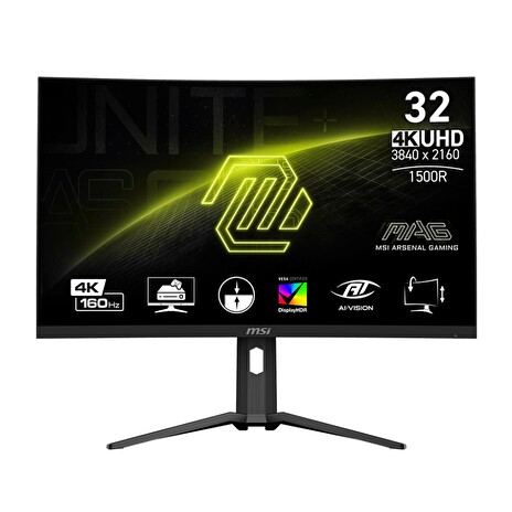 MSI MAG/321CUP/31,5"/VA/4K UHD/160Hz/1ms/Black/3R