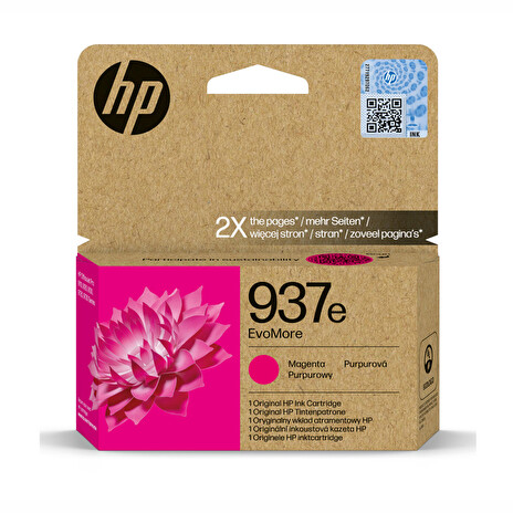 HP 937e EvoMore Magenta Original Ink Cartridge