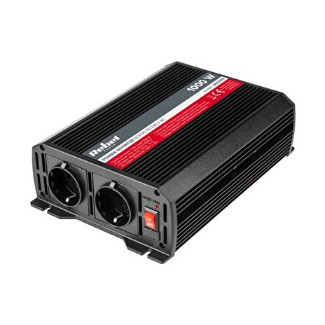 Měnič napětí REBEL URZ3169 12V/230V 1000W