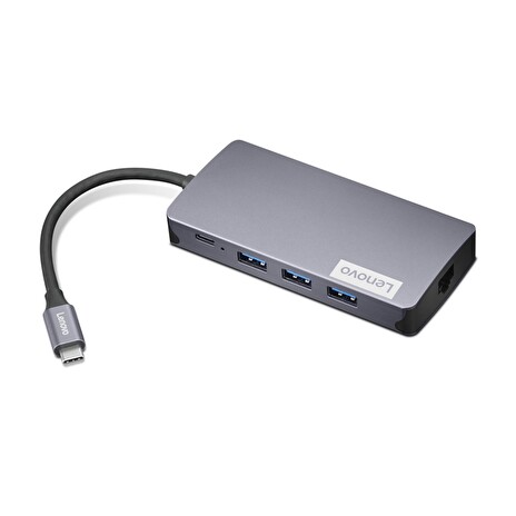 Lenovo CONS - Lenovo 150 - USB-C Travel Dock (100W max), 1x USB-C, 3x USB-A, 1x HDMI, 1x VGA, 1x RJ45, 1x TF/SD čtečka