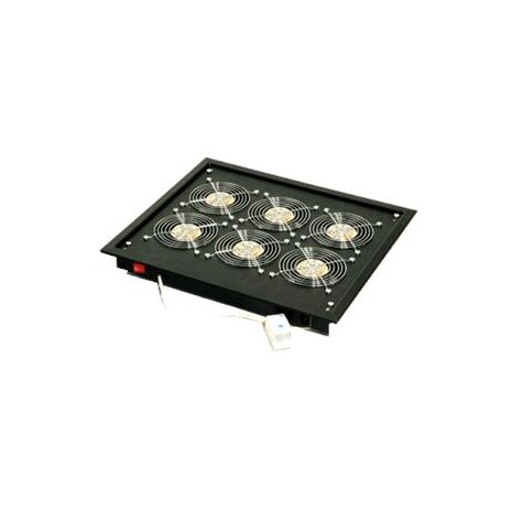 Vent.j. horní(spodní) 6x ventilátor 220V/90W šedá