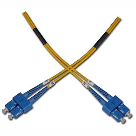 Optický patchkabel duplexní, SC-SC 9/125um SM, 20m