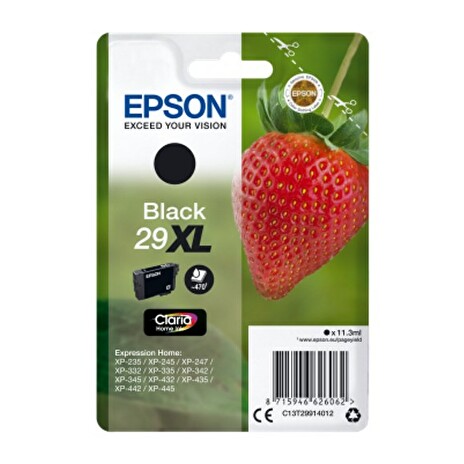 Epson inkoustová náplň/ Singlepack 29XL Claria Home Ink/ Černá