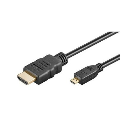 PremiumCord Kabel HDMI A - HDMI micro D, 5m