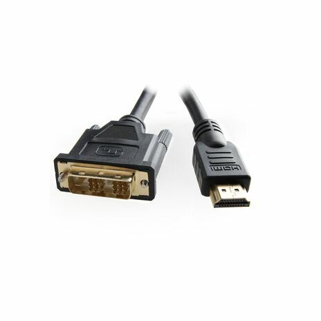 Gembird HDMI - DVI male-male kabel (zlacené konektory) 7.5m, 18+1ks