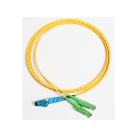 Patchcord FO duplex E2000/APC-LC 9/125um SM 5m