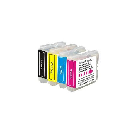 Brother LC121 Value Pack - Černá, žlutá, azurová, purpurová - originál - blistr - inkoustová cartridge - pro Brother DCP-J132, DCP-J152, DCP-J552, DCP-J752, MFC-J245, MFC-J470, MFC-J650, MFC-J870
