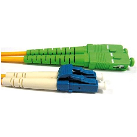 Patchcord FO duplex LC-SC/APC 9/125um SM, 7m