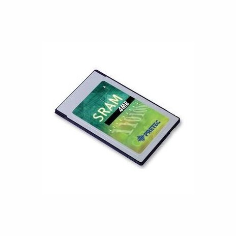 Industry Pretec PCMCIA SRAM Card 4MB MB86187 -20°C - +85°C (with 8KB A/M) 16bit