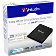 Verbatim externí mechaníka Ultra HD 4K Blu-ray External Slimline Writer (USB 3.1, USB-C) + zdarma 25GB MDISC