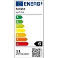 Solight LED stolní lampička stmívatelná, 11W, změna chromatičnosti, broušený hliník, stříbrná