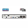 iGET HOMEGUARD HGNVK85304 Kamerový PoE systém se SMART detekcí pohybu, 8-kanálový FullHD NVR + 4x FullHD venkovní kamera