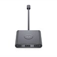 Dell adaptér / redukce USB-C/ 2x USB-A/ power delivery