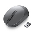 Dell MS3320W - Myš - optický - 3 tlačítka - bezdrátový - 2.4 GHz, Bluetooth 5.0 - titan gray - s 3 years Advanced Exchange Service