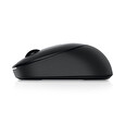 Dell MS3320W - Myš - optický - 3 tlačítka - bezdrátový - 2.4 GHz, Bluetooth 5.0 - černá - s 3 years Advanced Exchange Service