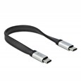 Delock USB 3.2 Gen 2, FPC plochý stuhový kabel, USB Type-C™ na USB Type-C™, 22 cm, PD 3 A E-Marker