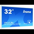 iiyama ProLite TF3238MSC-W2AG - 32" Třída (31.5" zobrazitelný) LED displej - digital signage - s dotyková obrazovka - 1080p (Full HD) 1920 x 1080 - matně bílá