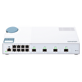 QNAP managovatelný switch QSW-M408S (12portů: 8x Gigabit port + 4x 10G SFP+ porty)