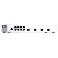 QNAP managovatelný switch QSW-M408S (12portů: 8x Gigabit port + 4x 10G SFP+ porty)