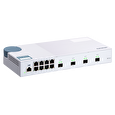 QNAP managovatelný switch QSW-M408S (12portů: 8x Gigabit port + 4x 10G SFP+ porty)