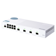QNAP managovatelný switch QSW-M408S (12portů: 8x Gigabit port + 4x 10G SFP+ porty)