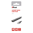 Trust HALYX 4-PORT MINI USB HUB