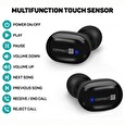 CONNECT IT True Wireless SensorTouch sluchátka do uší s mikrofonem, černá