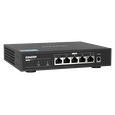 QNAP switch QSW-1105-5T (5x 2,5GbE port, pasivní chlazení, podpora 100M/1G/2,5G)