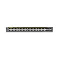 ZyXEL GS2220-50HP 50-port L2 Managed Gigabit PoE Switch, 44x gigabit RJ45, 4x gigabit RJ45/SFP, 2x SFP, PoE 375W