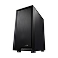 FSP/Fortron ATX Midi Tower CMT140 Black, průhledná bočnice