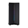 FSP/Fortron ATX Midi Tower CMT151 Black, průhledná bočnice, 1 x A. RGB LED 120 mm ventilátor