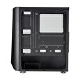 FSP/Fortron ATX Midi Tower CMT151 Black, průhledná bočnice, 1 x A. RGB LED 120 mm ventilátor