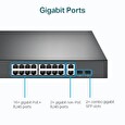 Switch TP-LINK TL-SG1218MP 18x Lan, 16x PoE+, 2x SFP Combo, 250W