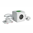 Zásuvka prodluž. PowerCube EXTENDED USB WirelessCharger A+C, White 2x USB, kabel 1,5m