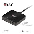 Club3D Video hub MST (Multi Stream Transport) USB-C 3.2 na HDMI 2.0, Dual Monitor 4K60Hz