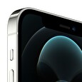 Apple iPhone 12 Pro - Chytrý telefon - dual-SIM - 5G NR - 256 GB - 6.1" - 2532 x 1170 pixelů (460 ppi) - Super Retina XDR Display (12 MP přední kamera) - 3x zadní fotoaparát - stříbrná