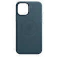 Apple iPhone 12 Pro Max Leather Case with MagSafe - Baltic Blue
