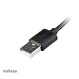 Akasa kabel USB-A 2.0 na Micro-B, napájecí kabel se switchem (pro Raspberry Pi 3 / 2 /1 / Zero), 1.5m