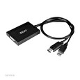 Club3D Adaptér aktivní DisplayPort na Dual Link DVI-D, USB napájení, 60cm, HDCP off